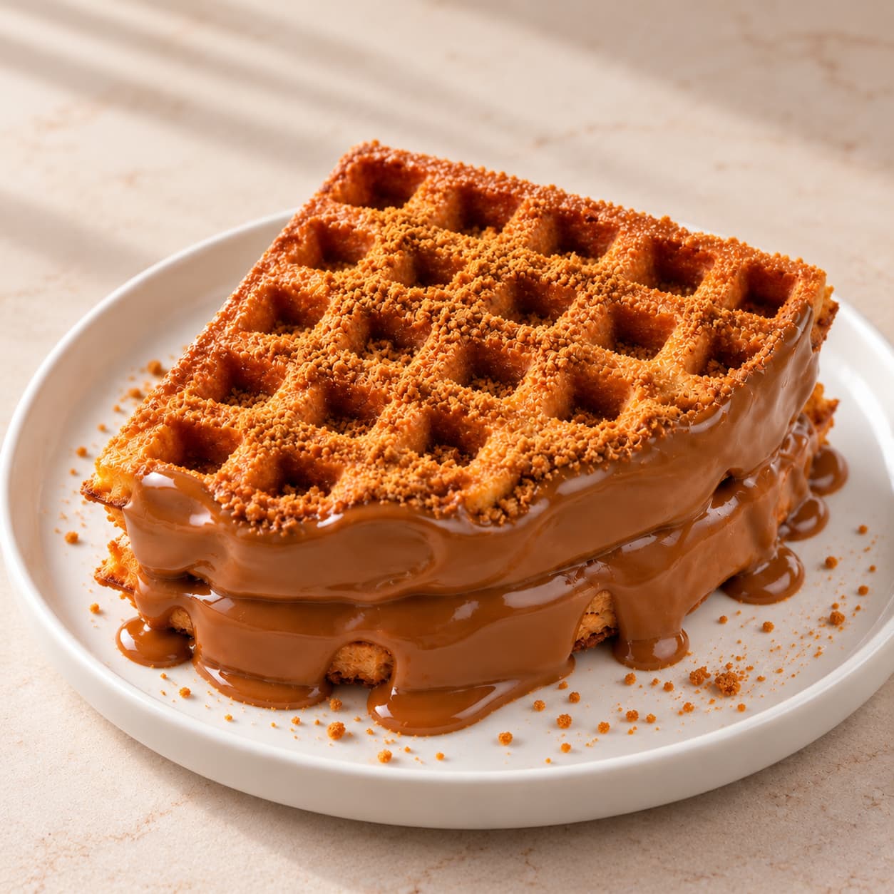 Biscoff Waffle