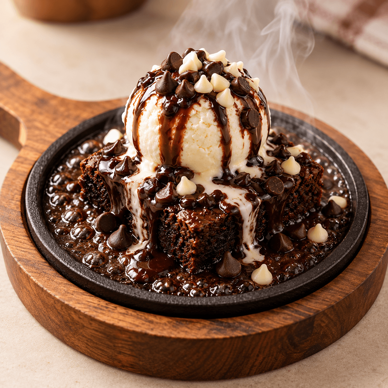 Sizzling Brownie Fudge